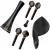 Import Ebony 4/4 Violin Accessories Kit For Violin Stringed Instrument Accessories 7pcs/set from China