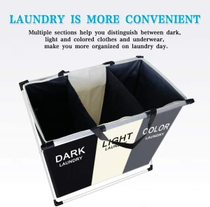 Eco Friendly 125L Clothes Hamper Laundry Basket For Dirty Clothes