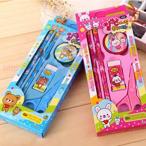 Eco-friendly and Cute Back To School Items Stationery Set Gift Set for kids
