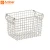Import Eco Friendly Square Metal Mesh Wire Storage Metal Baskets With Handles from China