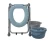 Import Economic commode chair Steel toilet chair foldable shower chair from Taiwan