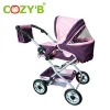 Educational Plastic kids baby role playing lovely baby doll stroller toy