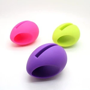 Egg Shape Mini Silicone Cell Phone Sound Amplifier