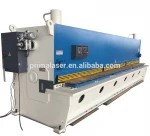 Electric shearing machine metal sheet power cutter guillotine
