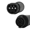 Electric Vehicle Charger Type 1 Male Adapter To Type 2 Female Ev Adapter Convertor Sae J1772 Type1 To Type2 Adapter