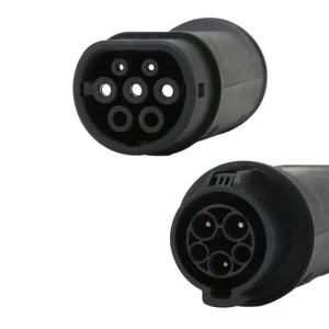 Electric Vehicle Charger Type 1 Male Adapter To Type 2 Female Ev Adapter Convertor Sae J1772 Type1 To Type2 Adapter