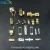 Import Electrical contact UPS Metal Stamping Parts brass For 13A electrical power switch socket from China