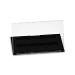 Empty compact powder case eyeshadow case private label cosmetic packaging plastic container