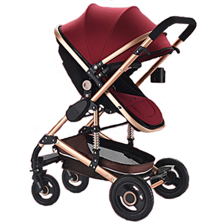 EN1888 wholesale fashion luxury black oxford  Baby Stroller
