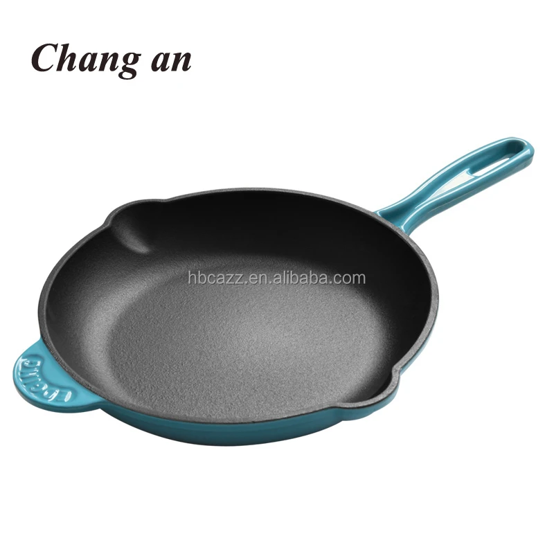Enameled Cast Iron fly pan cookware frying pan