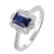 Import Engagement Rings for Women Fashion 925 Sterling Silver Jewelry emerald cut rings from China