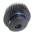 Import engineering machinery large diameter black oxide transmission spur gear from China