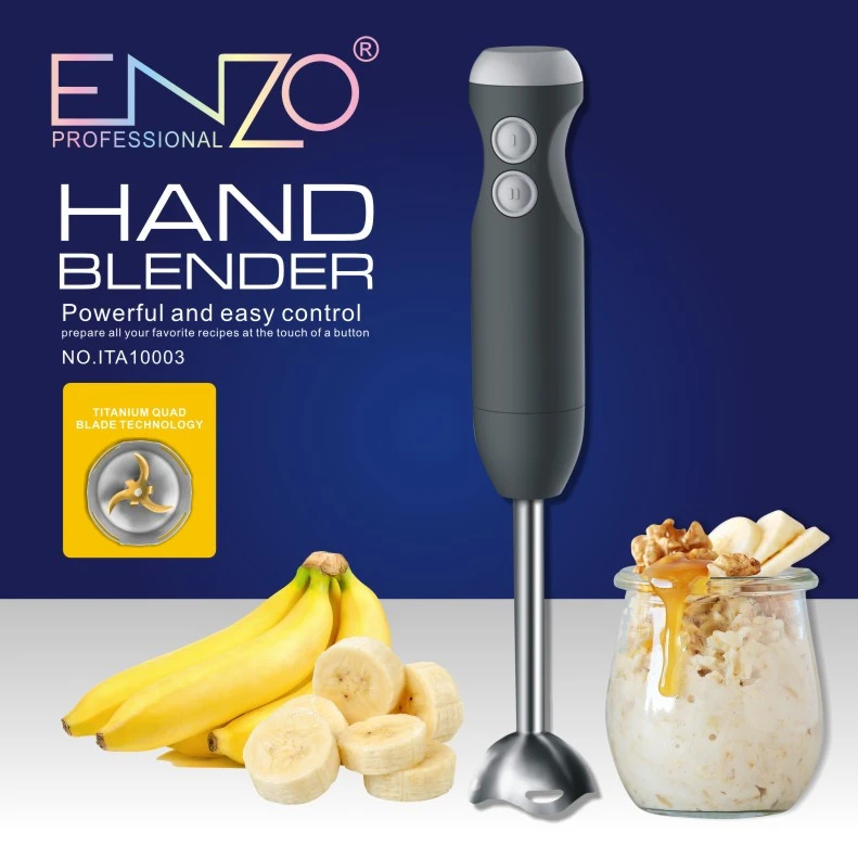 ENZO Household High Quality 400W Hot Electric Stick Multi Function Hand Immersion Blender Mixer for Home Use