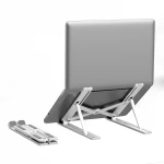 Ergonomic Flexible Height Adjustable plastic Foldable Portable Desktop Laptop Notebook Holder Riser Stand
