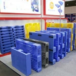 europe plastic pallet Single Sides 100% Virgin PP/HDPE 7 steel bar insertion Plastic Pallets