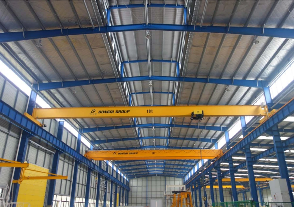 european cross travel radio remote control smart workshop bangladesh  10 7.5 ton single girder overhead crane