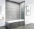 Import European style high quality folding bath shower screen from China