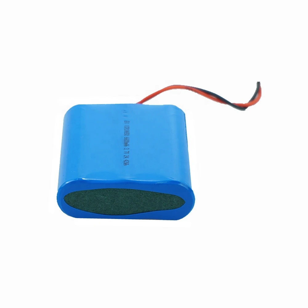 EXLIPORC High Quality Rechargeable Li-ion Lithium Battery 18650 6600mAh 5C 1S3P 3.7V With PCM and JST-PH2.0 Connector