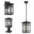 Import Exterior Garden Lamp Waterproof Sconce Lamps Black with Clear Seeded Glass Outdoor Wall Mounted Lights from China