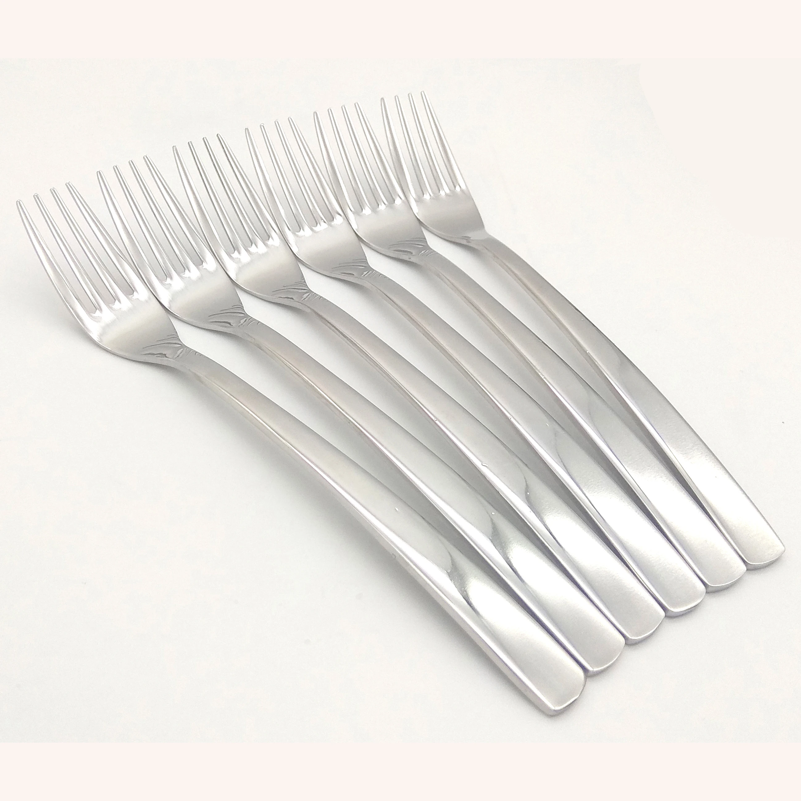 Eyre 18/10 Table Fork 12-piece Stainless Steel Cutlery Forks Set Metal Silver Cutlery Dinner Forks Only
