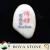 Import Factory best price white polished engraved river stones from China