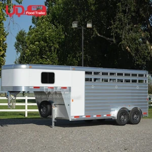 Factory Custom Size Design Camper Trailer Off Road Caravan Travel Living Box 3 Horse Trailer