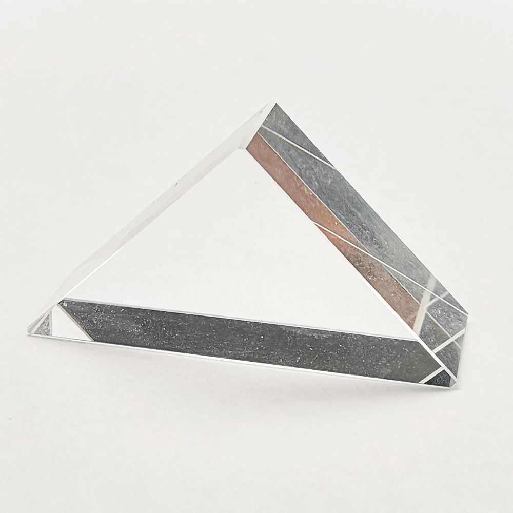 Factory Customized 90 Degree BK7/Fused Silica/CaF2/Sapphire/Germanium/ZnSe Glass Right Angle Triangle Prism