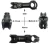 Import Factory Customized UPANBIKE Aluminum Alloy Bicycle Adjustable Stem 80 Degree Riser or Lower 1-1/8&quot; Steerer 25.4mm 31.8mm UP124 from China