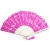 Import Factory direct sale hand fans lace new concise female folding fan lace fan from China