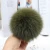 Import Factory Direct Sale High Quality Soft Fluffy Fox Fur Ball Keychain from China