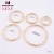 Import Factory hot selling Custom Handbag Accessories Antique Brass Nickel Plated Metal Circular Round Ring from China
