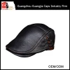 Factory Men&#39;s Leather Newsboy Cap Ivy Gatsby Flat Golf Driving Hunting Hat beret