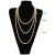 Import Factory Price 18k Gold 1 Row Rhinestone Crystal Iced Out Chain Mens Hip Hop Tennis Necklace Wholesale from China