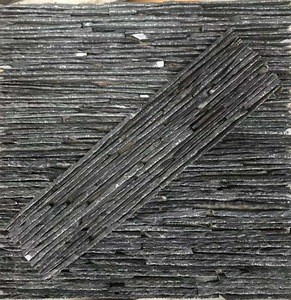 Factory Price Cheap Black Slate Culture Stone Exterior Wall Cladding