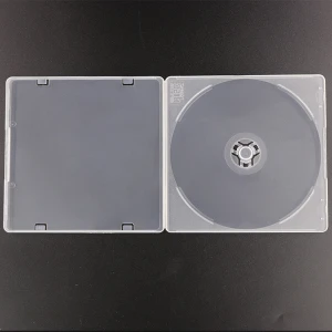 Factory Price DVD Packaging Storage Plastic Case Cheap 5mm Clear PP Single CD Case