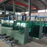 Factory price safety laminated glass tempered glass panel stairs