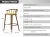 Import factory price traditional bar chair high bar stool with back from China