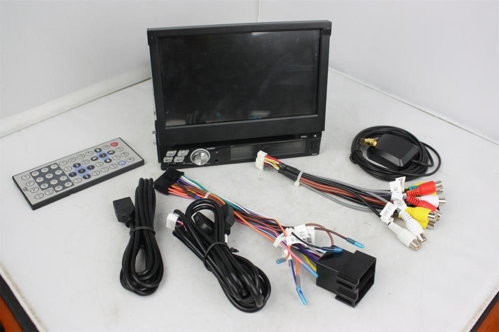 Factory price WINCE 6.0 OS MTK 3360 DVD+SWC+BT+Radio/RDS +Telephone book+AUX IN+GPS 7 inch 1 din universal car radio stereo