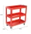 Factory supply 3 Tier Heavy Duty Workshop Tool Cart with one drawer four wheels hand push metal Service tool Hand Carts trolleys