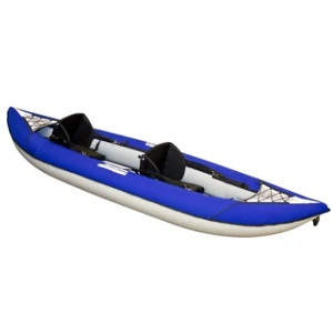 Factory Supply Inflatable Kayak Rowing Boat Ocean Kayak With Foot Pedal Fishing Canoe