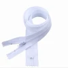 Factory wholesale  80cm 3# nylon white color Isolation suit Special zipper