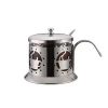Factory Wholesale Eco-Friendly Coffee Glass Stainless Steel Sugar Bowl