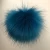Import Factory Wholesale Natural Or Multi Color Detachable Faux Fur Pom Pom Ball/Fur Pompom from China