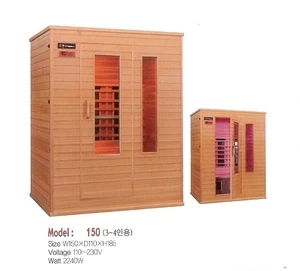 Far-Infrared Sauna Cabin with Sand-Filed Ceramic Heater 150: Made in Korea