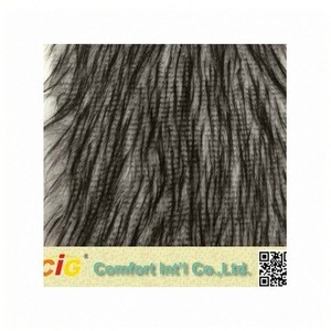 Fashion high quality new design artificial wool fabric wholesale faux fur cheap fabrics with acrylic polyester