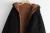 Import Fashion New Style Hight Quality Winter Block Color  Hooded Teddy Coat For Women from China