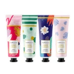 Fasion printed with gold foiled soft tube anti-aging hand cream