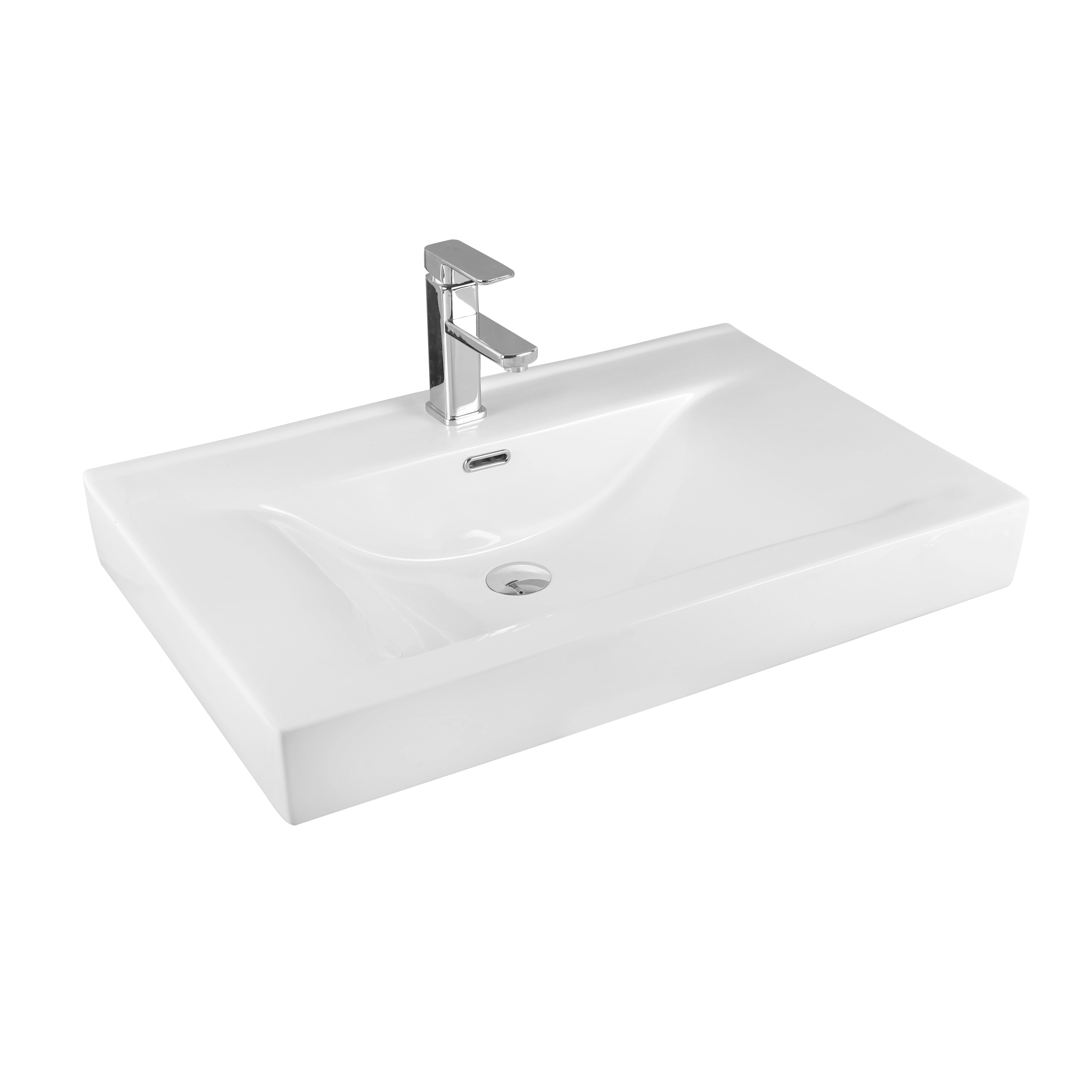 Favorable price hotel hand wash basins sink sanitary wares ceramic bathroom wash basin
