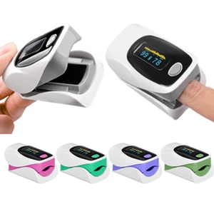 FDA two-color OLED display fingertip pulse oximeter, blood oxygen SpO2 saturation detector, 2020 pulse oximeter finger