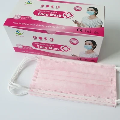 FDA/En14683 Certificated Disposable Medical Use Face Mask with Earloop 3ply Disposable Hospital Use Surgical Face Mask